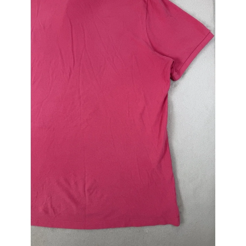 Polo Ralph Lauren Classic Fit Mesh Polo Shirt Hot Pink Men's XXL